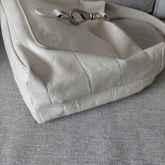 Dooney Bourke Croc Embosed Leather Hobo Bag - Picture 7 of 11